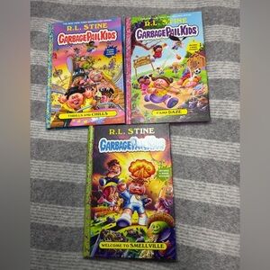 Garbage Pail Kids R.L. Stein 3 Book Bundle.